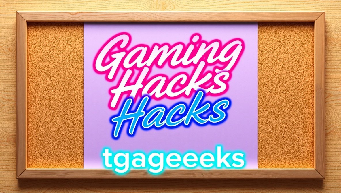 gaming hacks tgageeks