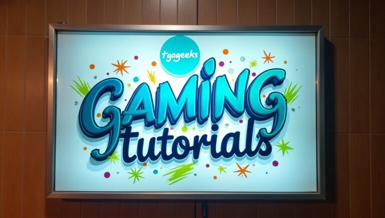 gaming tutorials tgageeks