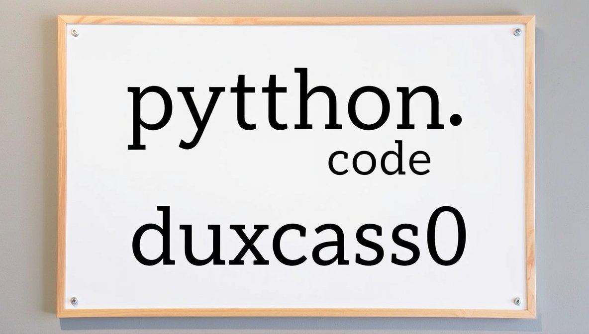 python code duxcass0
