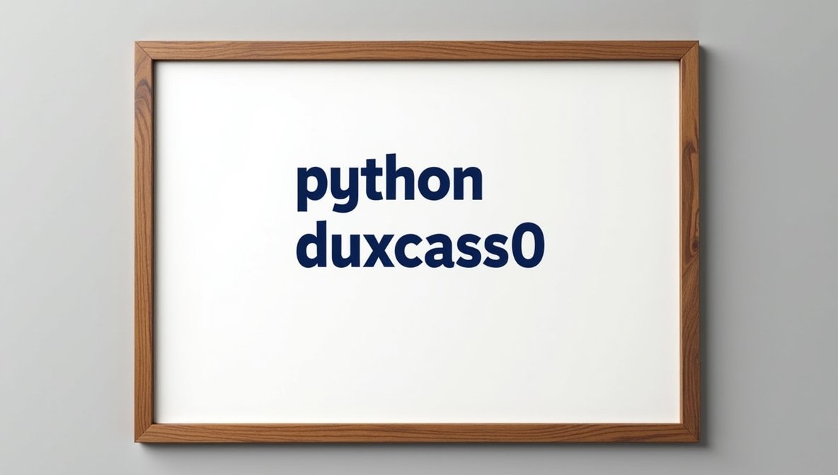 python issue duxcass0